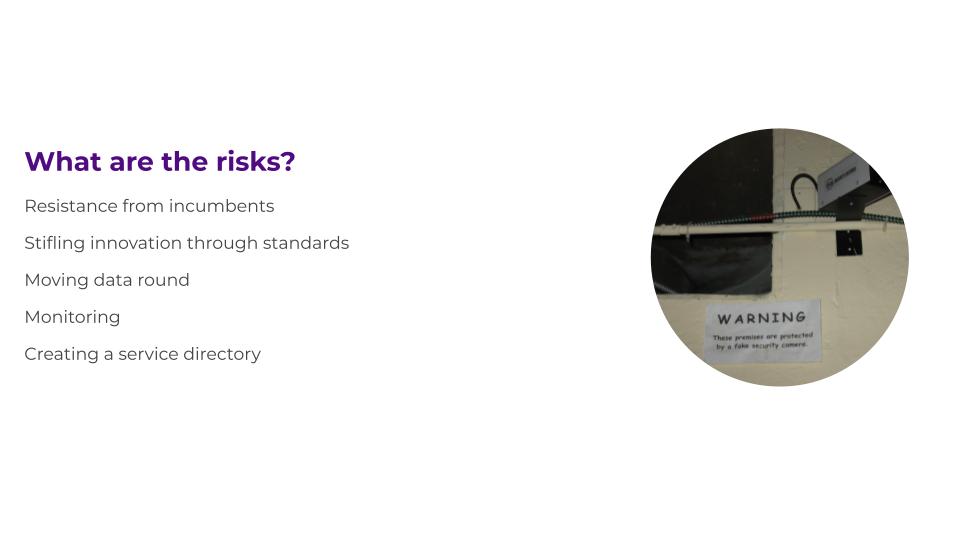 Slide 12 - What are the risks?